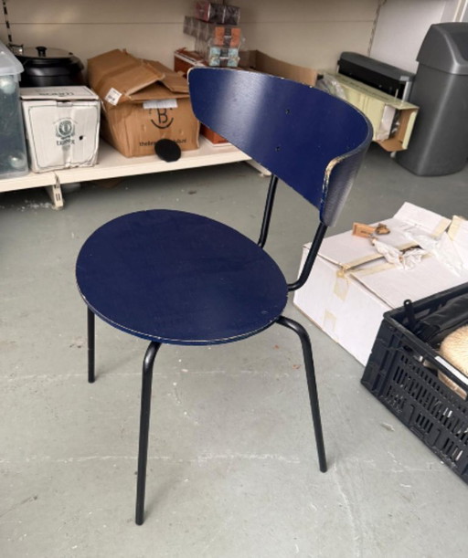 6x Ferm Living Herman Chair – Oak/Blue