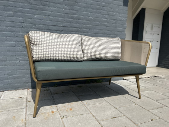 Image 1 of Design Tuinbank 2-zits (140cm) | Loungebank Incl kussens