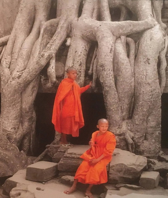 Foto enmarcada "Niños budistas, Angkor" – Fotografías, Paper, Vintage (photo 2 of 4)