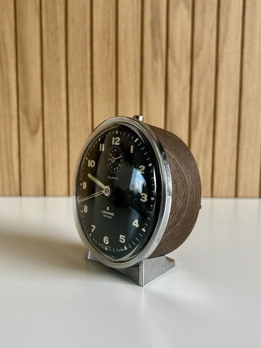 Reloj despertador Junghans Trivox antiguo, fabricado en Alemania.