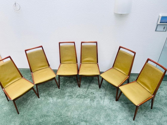 Image 1 of Ensemble de 6 chaises de salle à manger Casala du Mid Century - Design original des années 1960