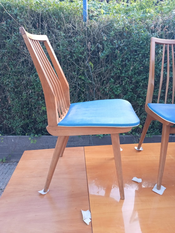 Image 1 of Baumann dining set table 6 chairs