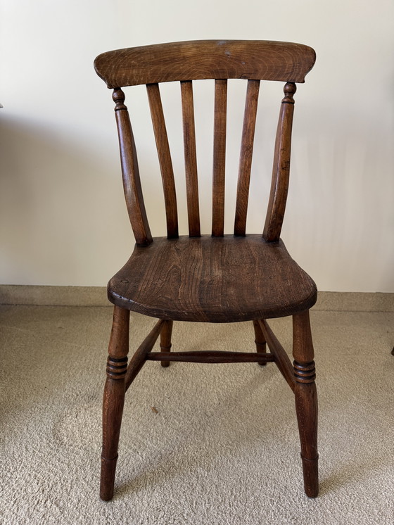 Image 1 of 3 antieke Engelse stoelen