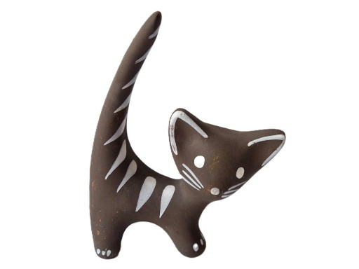 Upsala-Ekeby, Svezia - Gatto di Dorothy Clough - Anni '50/'60 – beeldhouwkunst, Ceramic