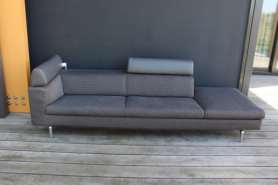 Image 1 of Leolux Sofa 3-seater pouf right