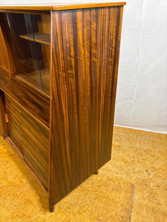 Image 1 of Mid Century Retro Vintage Walnut Sideboard / Drinks Cabinet by F.D. Welters (Circa 1960)  A stylish and highly functional mid ce