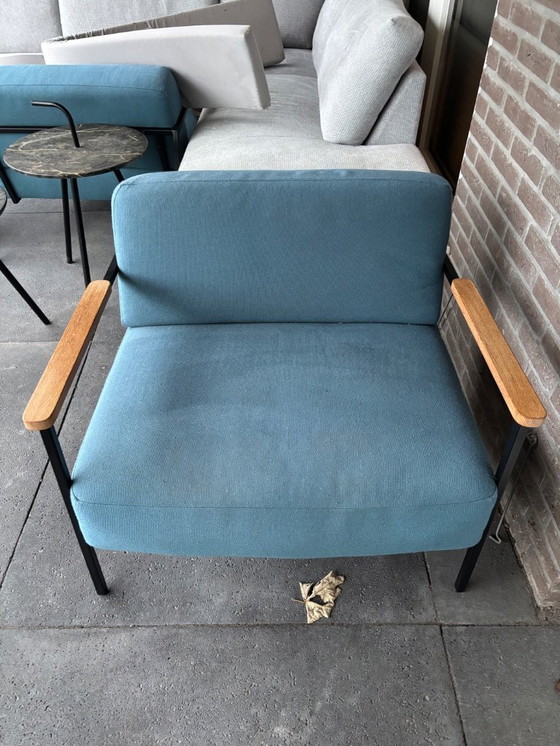 Image 1 of 2 fauteuils Studio Henk Co bleus lounge