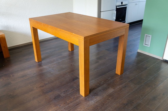 Image 1 of Teak-Esstisch mit Ausziehplatte