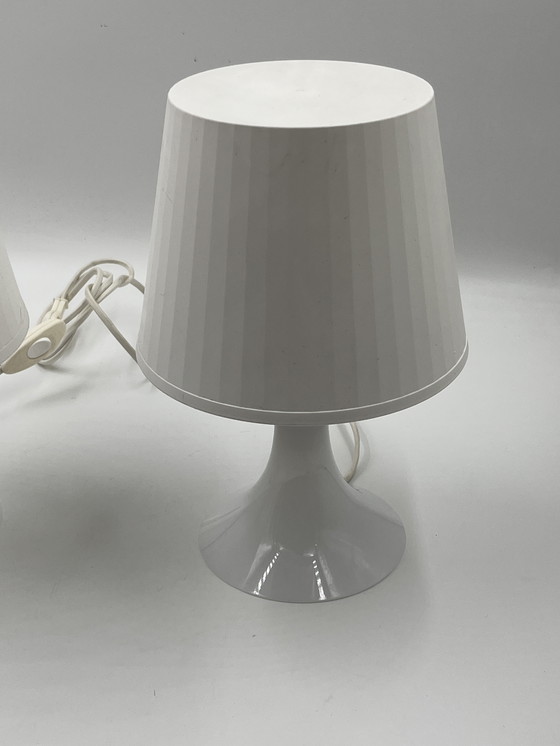 Image 1 of Duo de Lampes Lampan Blanche