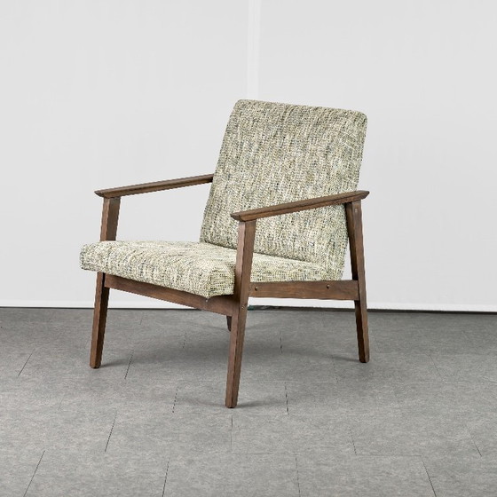 Vintage Armchair, 1960s, Czechoslovakia, Wood, Brown (photo 2 of 14)
