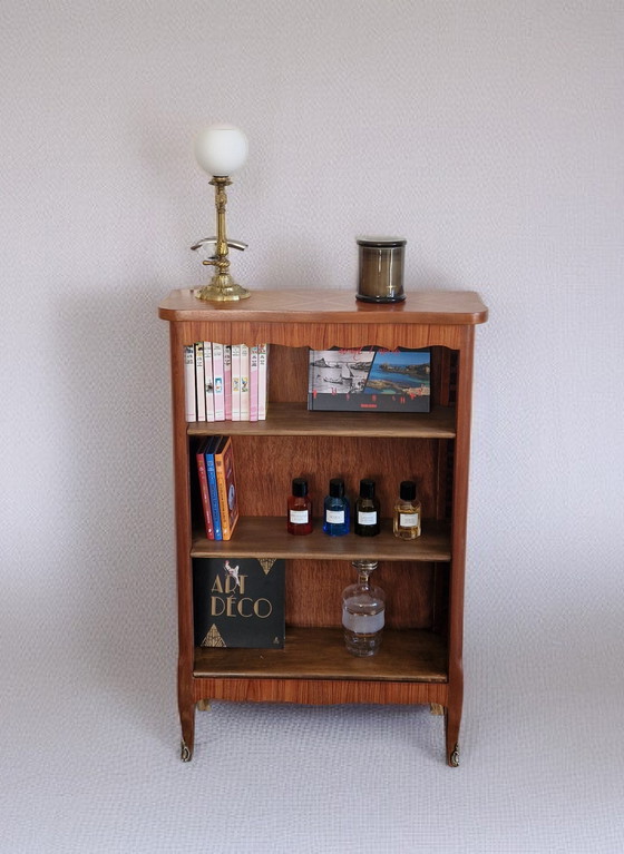 Image 1 of Bibus en marquetería de palisandro, estilo Transición - Mediados del siglo XX