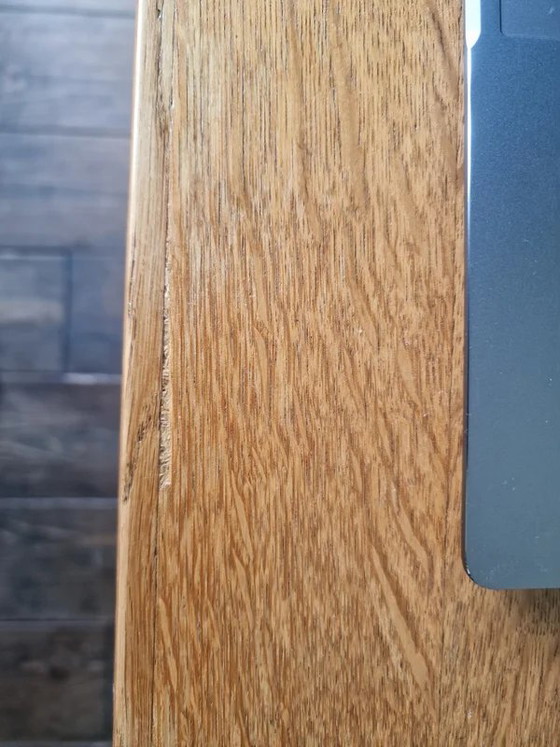 Vintage oak Desk - Eeka Meubelen - 50s/60s – Mid-Century Modern – Wood, Mid Century Modern (photo 19 of 23)