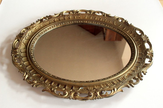 Image 1 of Weelderige garderobespiegel - vintage