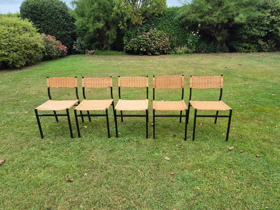 Image 1 of Martin Visser Riethoven Spectrum SE05 Stühle 1960er Jahre