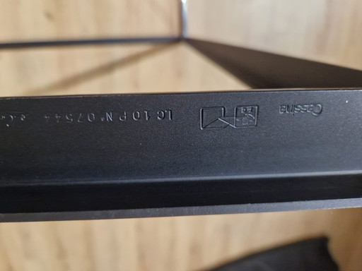 Tavolino da caffè Cassina Lc-10P in vetro, design Le Corbusier