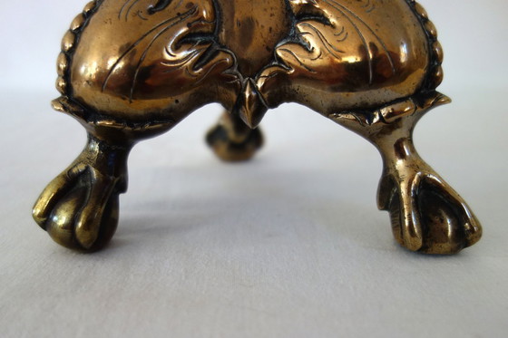 Image 1 of Kerzenständer aus vergoldeter Bronze, Frankreich, 17. Jahrhundert