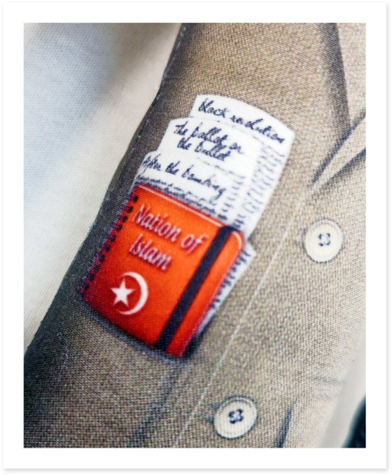 Image 1 of Malcolm X-cadeau | Malcolm X-decoratie | Kunstpop voor verzamelaars | Cadeau met thema zwarte geschiedenis