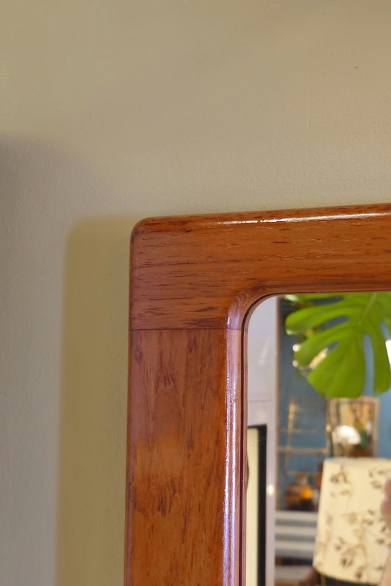 Image 1 of Specchio da parete vintage Silkeborg in teak, design danese.