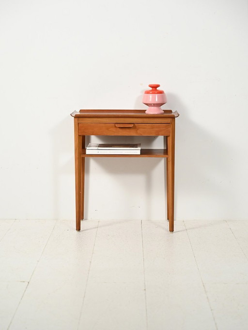 Scandinavian teak bedside table by Bertil Fridhagen