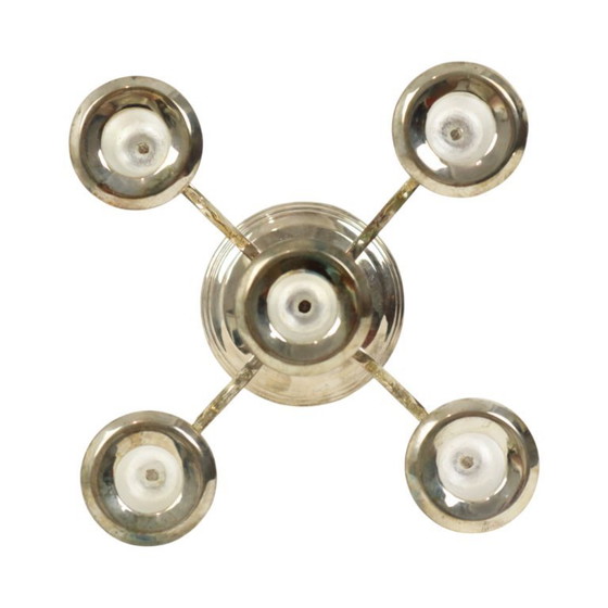 Image 1 of Portavelas antiguo chapado en plata