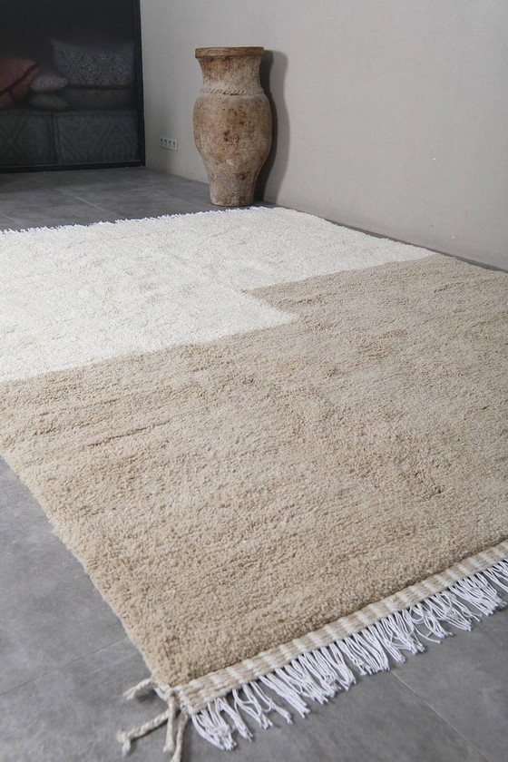 Image 1 of Auténtica alfombra marroquí tradicional hecha a mano, 2/3 m