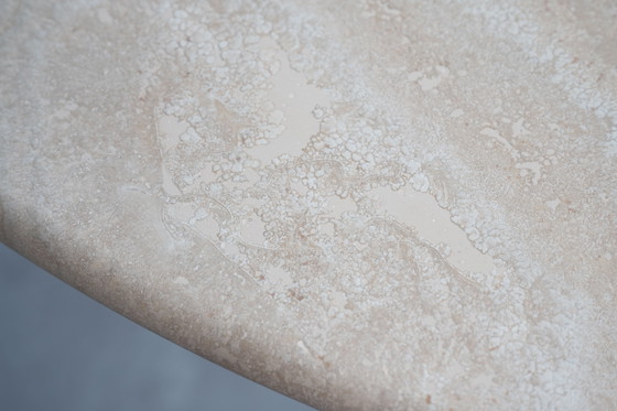 Angelo Mangiarotti M1 Dining Table Travertine Marble 130cm (photo 15 of 15)