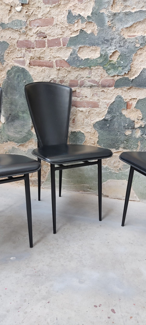 Image 1 of Esszimmerstühle im postmodernen italienischen Design