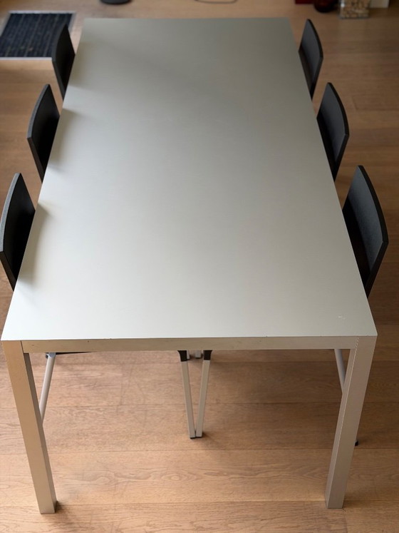 MDF Italia Lim Design Dining Table Desk (200x90) - Aluminium (photo 11 of 12)