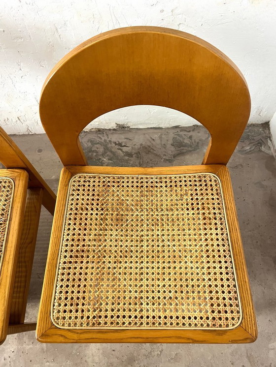 Image 1 of Set of four Arcadia cane chairs by Tagliabue di Cascina Armata, 1970-80