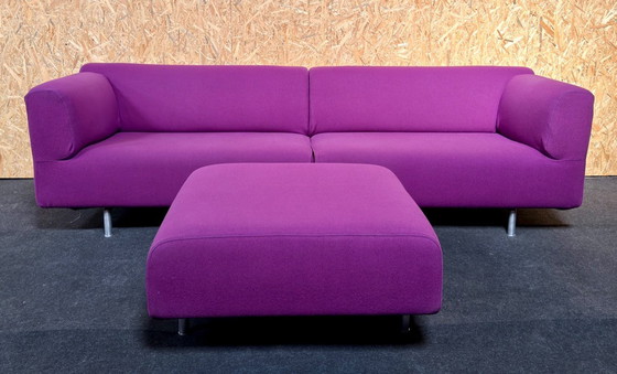 Image 1 of Sofá Cassina Modelo With, Piero Lissoni con otomana