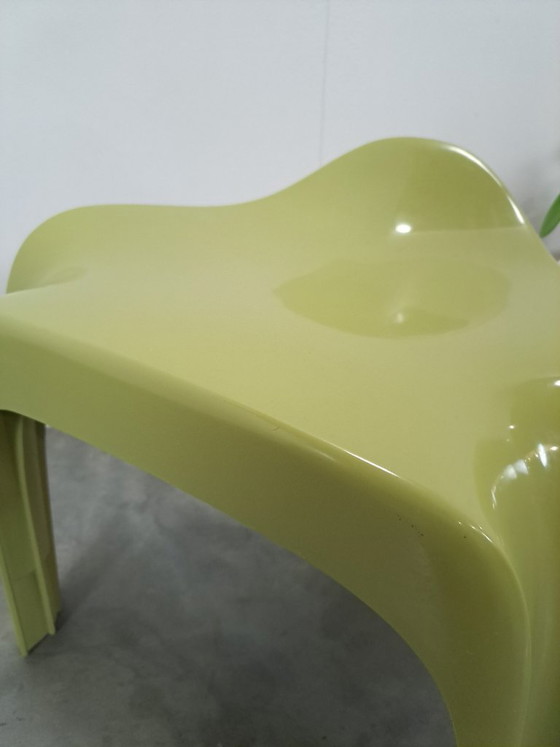Image 1 of Sgabello Casala in plastica verde, Germania Ovest