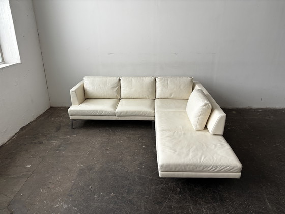 Image 1 of Walter Knoll Good Time Designer Sofa Couch Leather Off-White