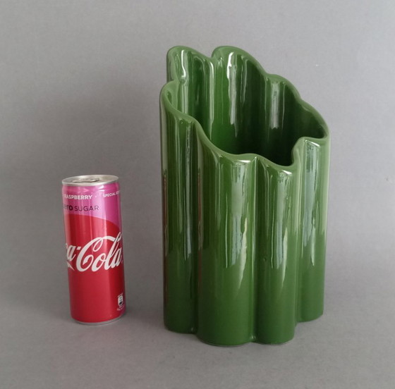 Image 1 of Postmoderne/Space-Age-Keramikvase von Form DeVaux France aus den 1970er Jahren – eine echte Rarität