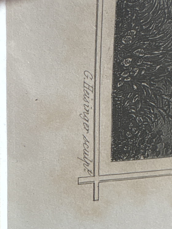 Image 1 of Etchings Haarlem Bavo Cathedral and Welgelegen Pavilion