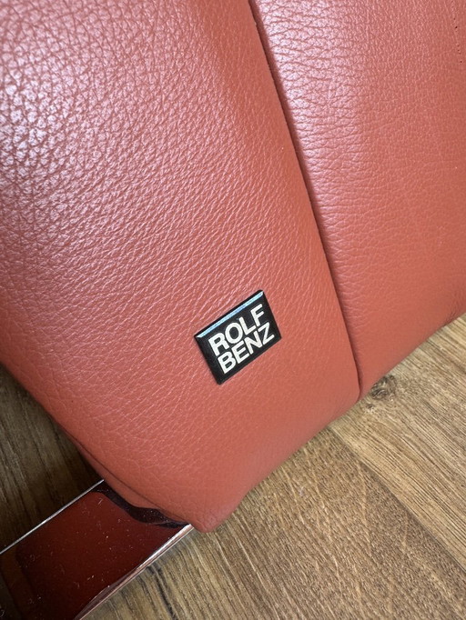 6 chaises Rolf Benz rouges