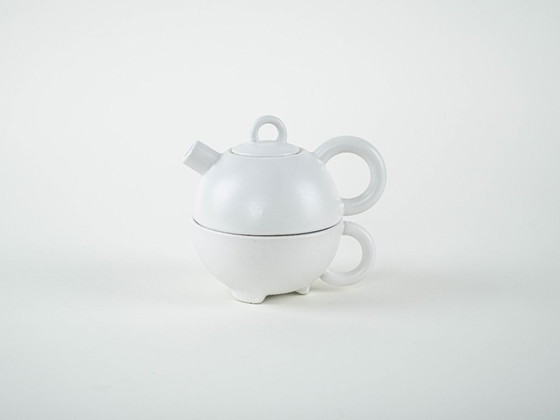 Image 1 of Teapot and cup set, Danish design, 1990s, manufactured by Broste Copenhagen