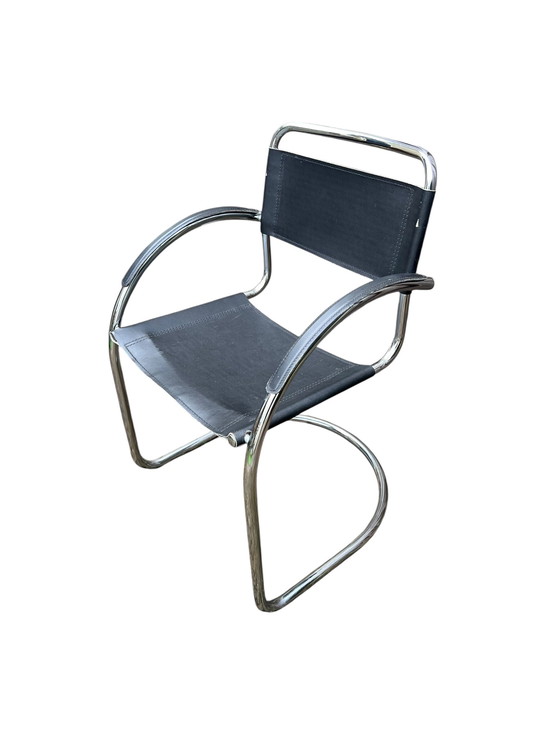 Image 1 of Sgabello da ufficio vintage italiano | poggiabraccia della metà del secolo