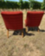 Jens Risom Poltrona Lounge Chair Anni '40 '50 Rosso Boucle Vostra Knoll – Poltrone (photo 24 of 38)