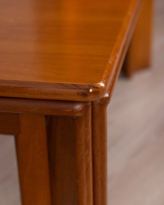 Image 1 of Vintage houten salontafel "Mou" uit de jaren 70, ontworpen door Afra en Tobia Scarpa voor Molteni.