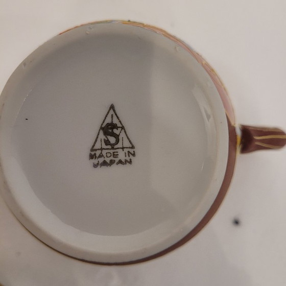 Image 1 of Juego de 6 para café o té, porcelana Satsuma, Nakasima, s. XX – Japón