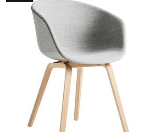 Image 1 of HAY AAC 23 Fauteuil, gestoffeerd frame, eikenhout, mat gelakt