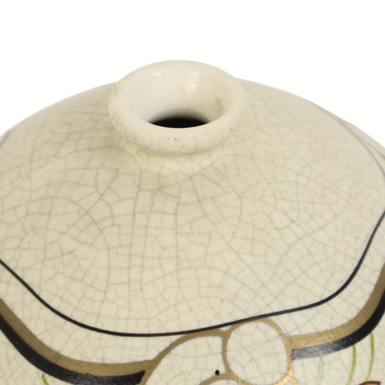 Image 1 of Rare Art Deco Vase Fish Orchids