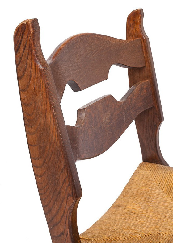 Set of 6 chairs by Guillerme and Chambron – Guillerme et Chambron, Dining chairs, Wood (photo 7 of 8)