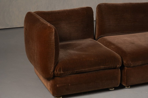 Sofá modular italiano vintage (5 piezas), Italia, década de 1960.