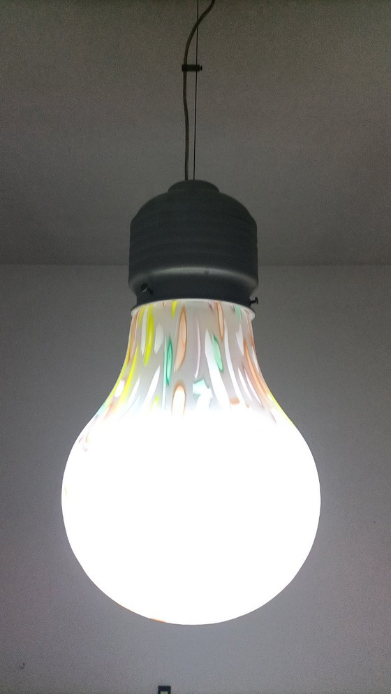 Due P Murano Glas Deckenleuchte, Design Orlando Peron und Vetrarti Ilves Group – Pendelleuchten, Plastic (photo 5 of 5)