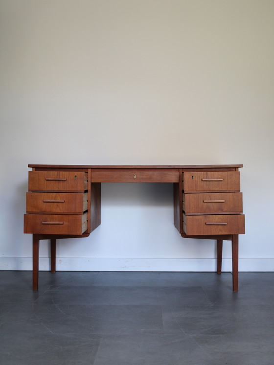 Scrivania Danese Vintage in Teak – Scrivanie, Wood (photo 3 of 12)