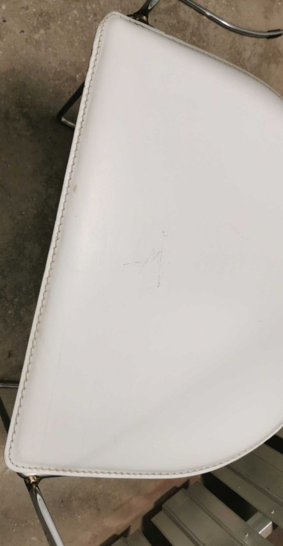 Image 1 of Sillas Canasta Arrben Italia años 60 - cuero natural