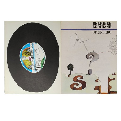 Saul Steinberg "Derriere Le Miroir" n. 157 with Fourteen Lithographs by Maeght Editeur