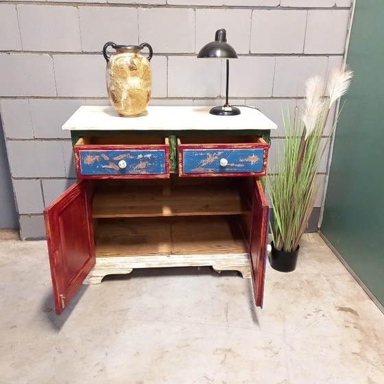 Image 1 of Vintage meidenkast in Boho-stijl