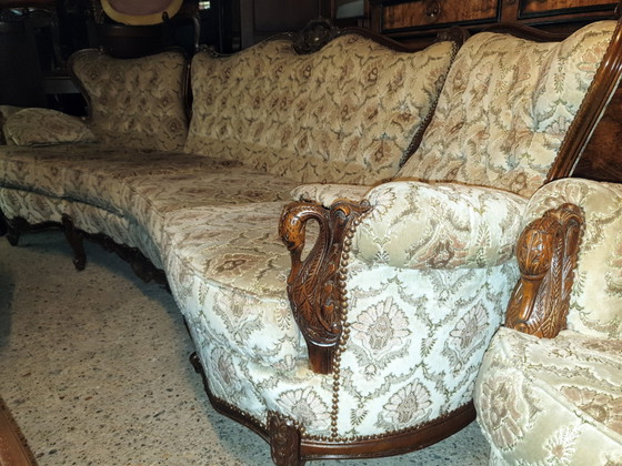 Image 1 of Italian Baroque sofa with armchairs